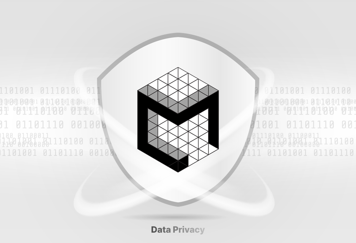 Enterprise data privacy interface showing data protection and compliance controls